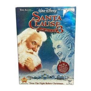 Santa Clause 3 The Escape Clause DVD Tim Allen Disney holiday family movie